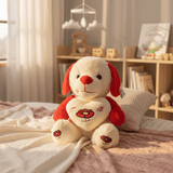 AKDC Red and Cream Color Dog Soft Plush Toy – 30 cm Stuffed Animal for Kids - Al Kabayel Discount CentreAKDC Red and Cream Color Dog Soft Plush Toy – 30 cm Stuffed Animal for KidsToysAKDCAl Kabayel Discount Centre