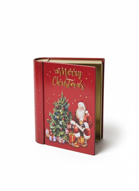 AKDC Red Box - Shaped Metal Gift Box 10×12×4 cm – Santa & Christmas Tree Design Decorative Holiday Tin - Al Kabayel Discount CentreAKDC Red Box - Shaped Metal Gift Box 10×12×4 cm – Santa & Christmas Tree Design Decorative Holiday TinHome Décor AccentsAKDCAl Kabayel Discount Centre