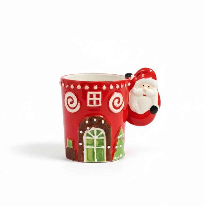 AKDC Red Ceramic Christmas Mug 450 ml – Classic Santa Illustration for Festive Beverages - Al Kabayel Discount CentreAKDC Red Ceramic Christmas Mug 450 ml – Classic Santa Illustration for Festive BeveragesMugsAKDCAl Kabayel Discount Centre