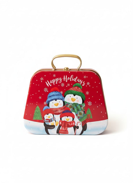 AKDC Red Metal Xmas Gift Box 20×15 cm – Bag Shape Holiday Gift Container - Al Kabayel Discount CentreAKDC Red Metal Xmas Gift Box 20×15 cm – Bag Shape Holiday Gift ContainerHome Décor AccentsAKDCAl Kabayel Discount Centre