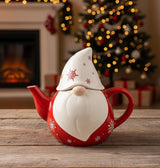 AKDC Red & White Ceramic Christmas Teapot 600 ml – Santa Shape Festive Serving Pot - Al Kabayel Discount CentreAKDC Red & White Ceramic Christmas Teapot 600 ml – Santa Shape Festive Serving PotTea/Coffee PotsAKDCAl Kabayel Discount Centre