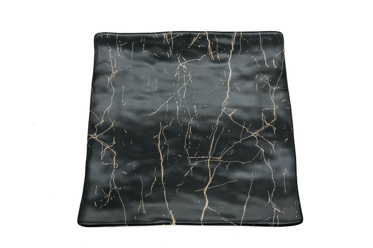 AKDC - Rk Melamine Square Platter Rkm027 Black and Golden Strips - Al Kabayel Discount CentreAKDC - Rk Melamine Square Platter Rkm027 Black and Golden StripsPlatesAKDCAl Kabayel Discount Centre