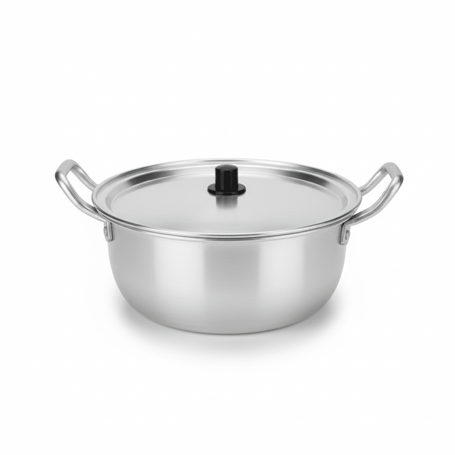 AKDC Round Aluminium Pot with Lid 20cm - Al Kabayel Discount CentreAKDC Round Aluminium Pot with Lid 20cmCasseroles & Stock PotsAKDCAl Kabayel Discount Centre