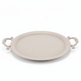 AKDC Round Beige Metal Serving Tray with Handles – Modern Decorative Serving Tray 30 cm - Al Kabayel Discount CentreAKDC Round Beige Metal Serving Tray with Handles – Modern Decorative Serving Tray 30 cmServing TraysAKDCAl Kabayel Discount Centre