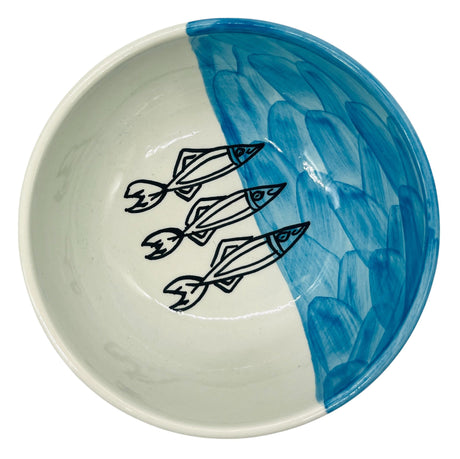 AKDC Round Ceramic Bowl 13cm*5cm, Sardine Blue - Al Kabayel Discount CentreAKDC Round Ceramic Bowl 13cm*5cm, Sardine BlueBowlsAKDCAl Kabayel Discount Centre