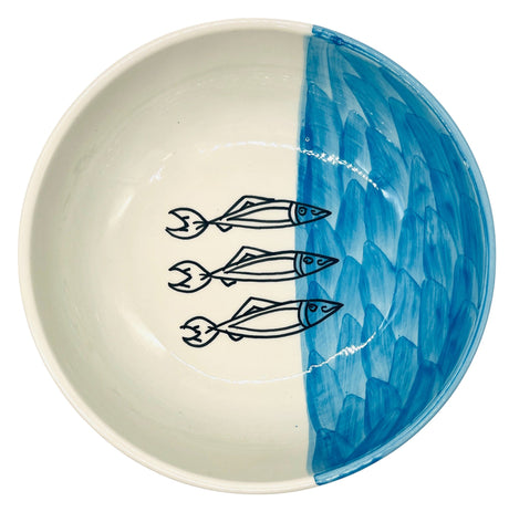AKDC Round Ceramic Bowl 19cm*6cm, Sardine Blue - Al Kabayel Discount CentreAKDC Round Ceramic Bowl 19cm*6cm, Sardine BlueBowlsAKDCAl Kabayel Discount Centre
