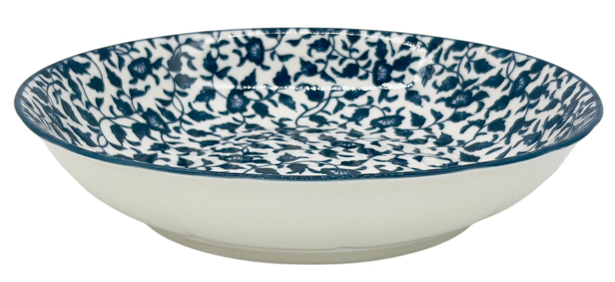 AKDC Round Ceramic Bowl 20cm*4cm, White and Blue Floral Designs - Al Kabayel Discount CentreAKDC Round Ceramic Bowl 20cm*4cm, White and Blue Floral DesignsBowlsAKDCAl Kabayel Discount Centre