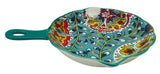 AKDC Round Ceramic Bowl with Handle 19cm*3.5cm, Teal and Multicolour Floral Designs - Al Kabayel Discount CentreAKDC Round Ceramic Bowl with Handle 19cm*3.5cm, Teal and Multicolour Floral DesignsBowlsAKDCAl Kabayel Discount Centre