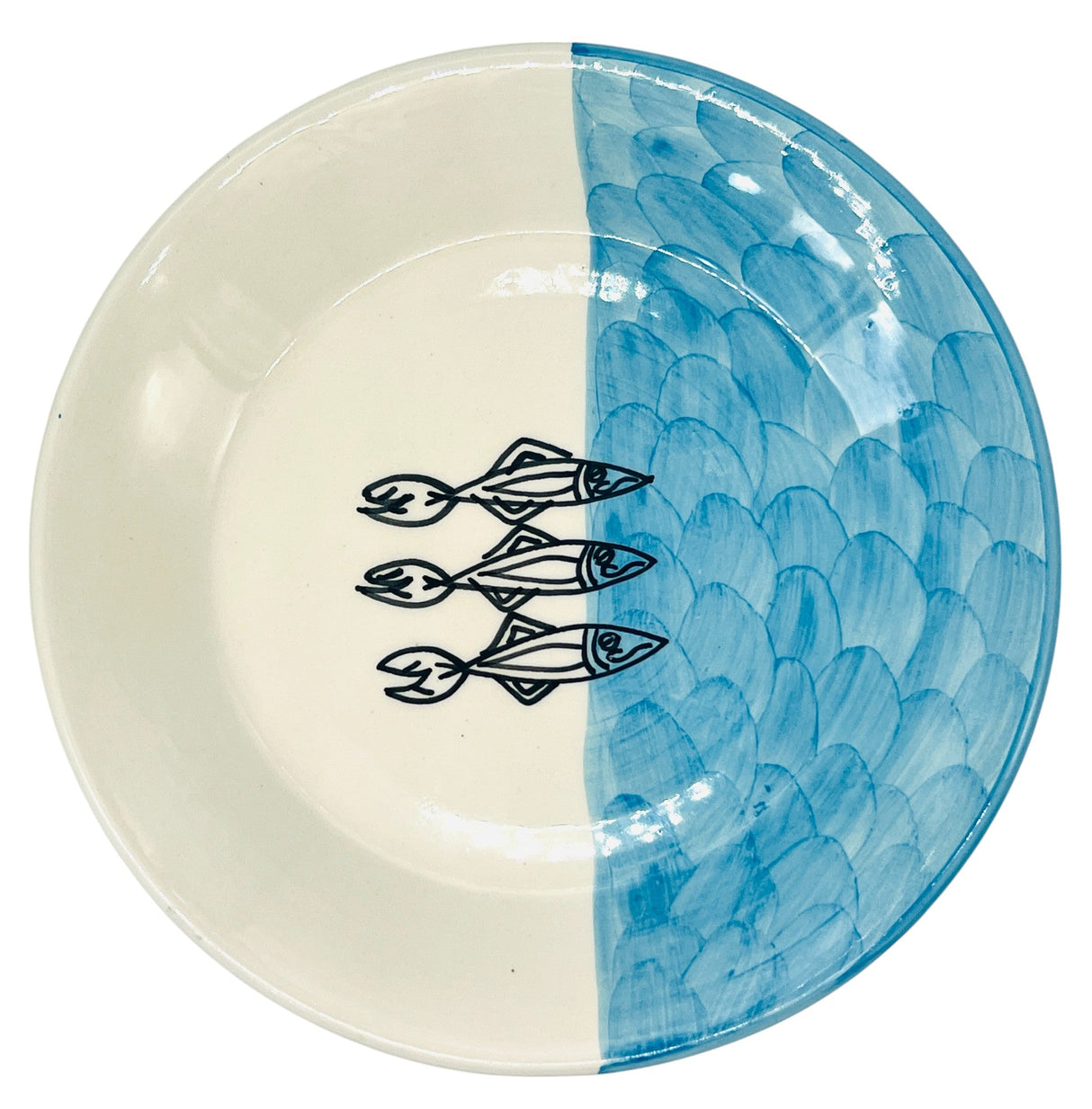 AKDC Round Ceramic Plate 20.5cm*3cm, Sardine Blue - Al Kabayel Discount CentreAKDC Round Ceramic Plate 20.5cm*3cm, Sardine BluePlatesAKDCAl Kabayel Discount Centre