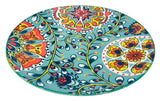 AKDC Round Ceramic Plate 22cm*2cm, Teal and Multicolour Floral Designs - Al Kabayel Discount CentreAKDC Round Ceramic Plate 22cm*2cm, Teal and Multicolour Floral DesignsPlatesAKDCAl Kabayel Discount Centre