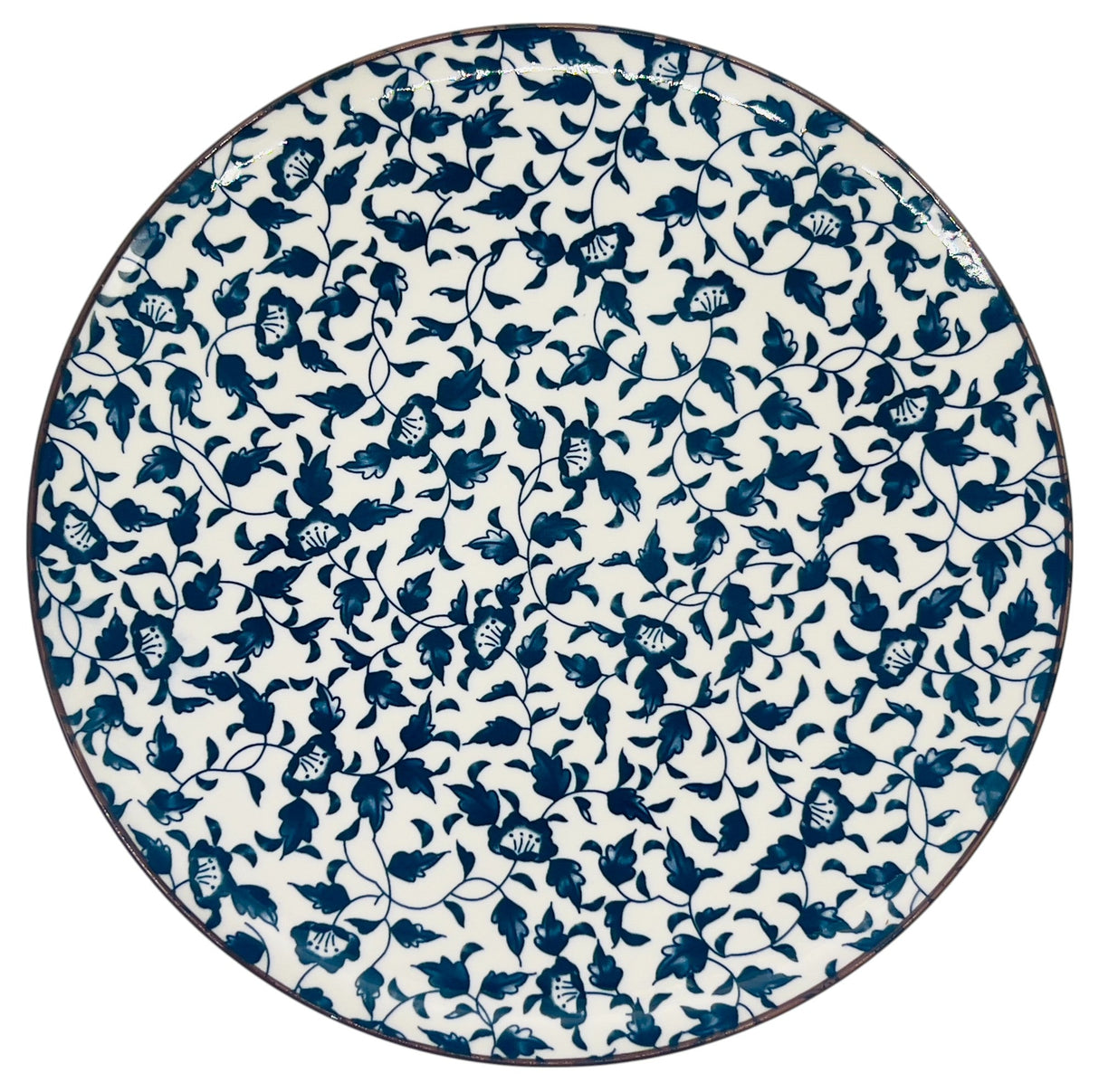 AKDC Round Ceramic Plate 22cm*2cm, White and Blue Floral Designs - Al Kabayel Discount CentreAKDC Round Ceramic Plate 22cm*2cm, White and Blue Floral DesignsPlatesAKDCAl Kabayel Discount Centre