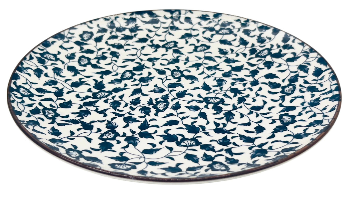 AKDC Round Ceramic Plate 22cm*2cm, White and Blue Floral Designs - Al Kabayel Discount CentreAKDC Round Ceramic Plate 22cm*2cm, White and Blue Floral DesignsPlatesAKDCAl Kabayel Discount Centre