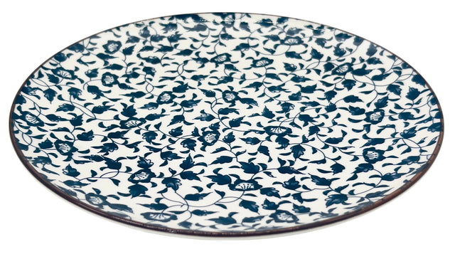 AKDC Round Ceramic Plate 22cm*2cm, White and Blue Floral Designs - Al Kabayel Discount CentreAKDC Round Ceramic Plate 22cm*2cm, White and Blue Floral DesignsPlatesAKDCAl Kabayel Discount Centre