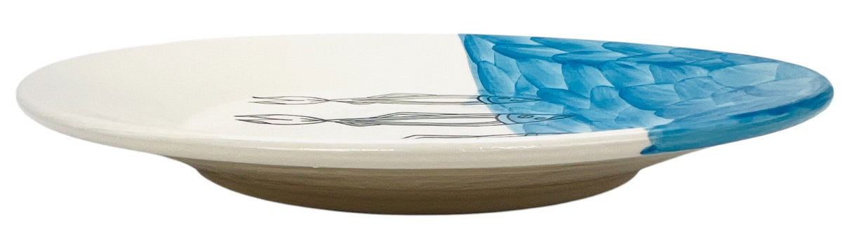 AKDC Round Ceramic Plate 24cm*3.5cm, Sardine Blue - Al Kabayel Discount CentreAKDC Round Ceramic Plate 24cm*3.5cm, Sardine BluePlatesAKDCAl Kabayel Discount Centre