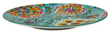 AKDC Round Ceramic Plate 27cm*3cm, Teal and Multicolour Floral Designs - Al Kabayel Discount CentreAKDC Round Ceramic Plate 27cm*3cm, Teal and Multicolour Floral DesignsPlatesAKDCAl Kabayel Discount Centre