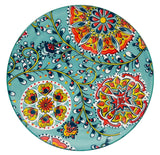 AKDC Round Ceramic Plate 27cm*3cm, Teal and Multicolour Floral Designs - Al Kabayel Discount CentreAKDC Round Ceramic Plate 27cm*3cm, Teal and Multicolour Floral DesignsPlatesAKDCAl Kabayel Discount Centre