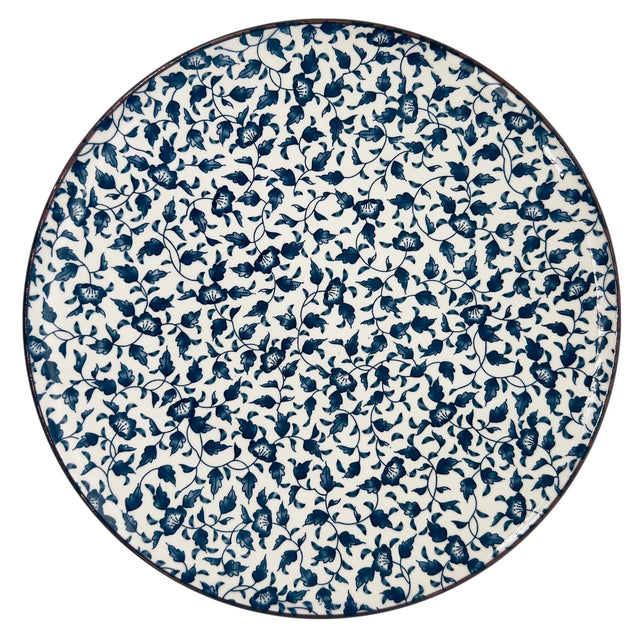 AKDC Round Ceramic Plate 27cm*3cm, White and Blue Floral Designs - Al Kabayel Discount CentreAKDC Round Ceramic Plate 27cm*3cm, White and Blue Floral DesignsPlatesAKDCAl Kabayel Discount Centre