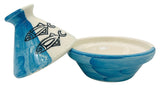AKDC Round Ceramic Tajine with Lid 9cm*8cm, Sardine Blue - Al Kabayel Discount CentreAKDC Round Ceramic Tajine with Lid 9cm*8cm, Sardine BlueBowlsAKDCAl Kabayel Discount Centre