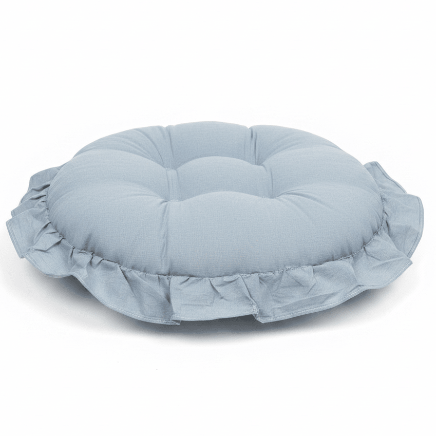AKDC Round Cotton Linen Blend Light Blue Seat Cushion Comfortable Breathable Chair Pad for Everyday Use 35 cm - Al Kabayel Discount CentreAKDC Round Cotton Linen Blend Light Blue Seat Cushion Comfortable Breathable Chair Pad for Everyday Use 35 cmFloor Pillows & CushionsAKDCAl Kabayel Discount Centre