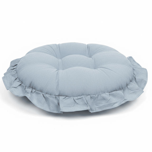 AKDC Round Cotton Linen Blend Light Blue Seat Cushion Comfortable Breathable Chair Pad for Everyday Use 35 cm - Al Kabayel Discount CentreAKDC Round Cotton Linen Blend Light Blue Seat Cushion Comfortable Breathable Chair Pad for Everyday Use 35 cmFloor Pillows & CushionsAKDCAl Kabayel Discount Centre