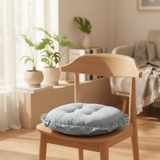 AKDC Round Cotton Linen Blend Light Blue Seat Cushion Comfortable Breathable Chair Pad for Everyday Use 35 cm - Al Kabayel Discount CentreAKDC Round Cotton Linen Blend Light Blue Seat Cushion Comfortable Breathable Chair Pad for Everyday Use 35 cmFloor Pillows & CushionsAKDCAl Kabayel Discount Centre
