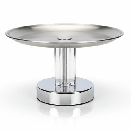 AKDC Round Elegant Footed Candy Tray – Decorative Raised Serving Tray for Desserts & Centerpiece Use – 24x12 cm - Al Kabayel Discount CentreAKDC Round Elegant Footed Candy Tray – Decorative Raised Serving Tray for Desserts & Centerpiece Use – 24x12 cmServing TraysAKDCAl Kabayel Discount Centre