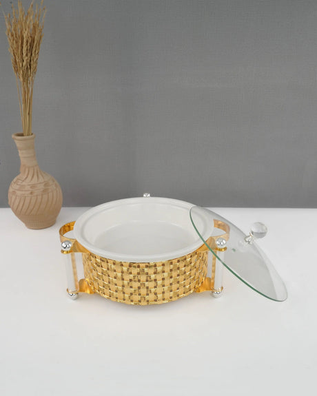 AKDC Round Food Warmer 10 Inch Gold - Al Kabayel Discount CentreAKDC Round Food Warmer 10 Inch GoldCasseroles & Stock PotsAl Kabayel Discount CentreAl Kabayel Discount Centre