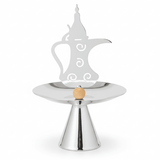 AKDC Round Footed Candy Tray with Arabic Pattern – Elegant Display Tray for Sweets Dates & Desserts – 25x18 cm - Al Kabayel Discount CentreAKDC Round Footed Candy Tray with Arabic Pattern – Elegant Display Tray for Sweets Dates & Desserts – 25x18 cmServing TraysAKDCAl Kabayel Discount Centre