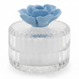 AKDC round glass candy jar with flower lid decorative storage container elegant sweet jar 8cm - Al Kabayel Discount CentreAKDC round glass candy jar with flower lid decorative storage container elegant sweet jar 8cmJars & Food SaversAKDCAl Kabayel Discount Centre