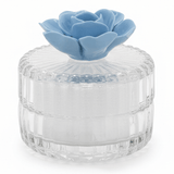 AKDC round glass candy jar with flower lid decorative storage container elegant sweet jar 8cm - Al Kabayel Discount CentreAKDC round glass candy jar with flower lid decorative storage container elegant sweet jar 8cmJars & Food SaversAKDCAl Kabayel Discount Centre