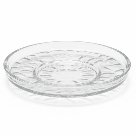 AKDC Round Glass Saucer – Classic Saucer for Tea Cups, Coffee Cups & Serving 16 cm - Al Kabayel Discount CentreAKDC Round Glass Saucer – Classic Saucer for Tea Cups, Coffee Cups & Serving 16 cmserving traysAKDCAl Kabayel Discount Centre