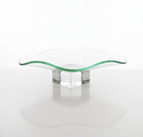 AKDC Round Glass Serving Tray – 19×5 cm Transparent Design, Perfect for Serving Sweets, Snacks & Fruits - Al Kabayel Discount CentreAKDC Round Glass Serving Tray – 19×5 cm Transparent Design, Perfect for Serving Sweets, Snacks & FruitsServing TraysAKDCAl Kabayel Discount Centre