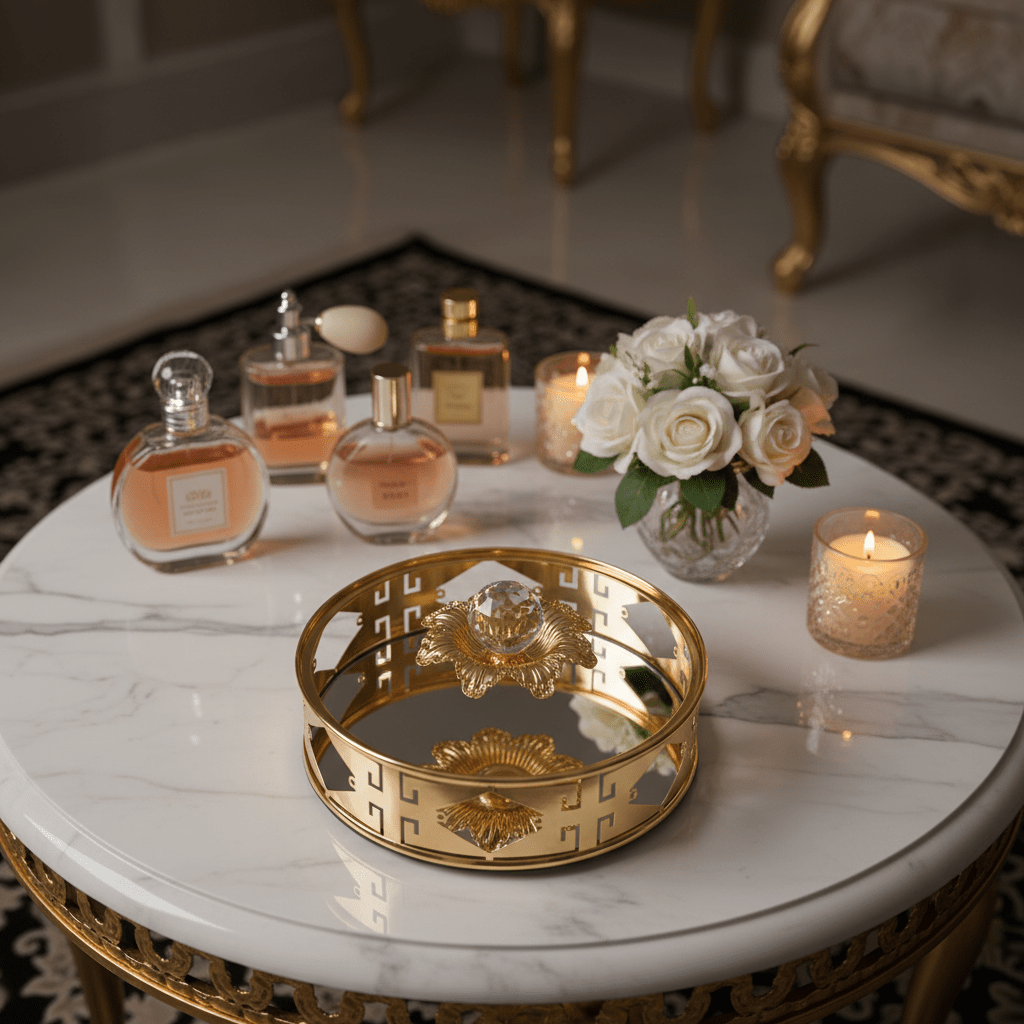 AKDC Round Gold Metal & Glass Candy Jar – Elegant Decorative Sweet Storage Container 15 cm - Al Kabayel Discount CentreAKDC Round Gold Metal & Glass Candy Jar – Elegant Decorative Sweet Storage Container 15 cmJars & Food SaversAKDCAl Kabayel Discount Centre