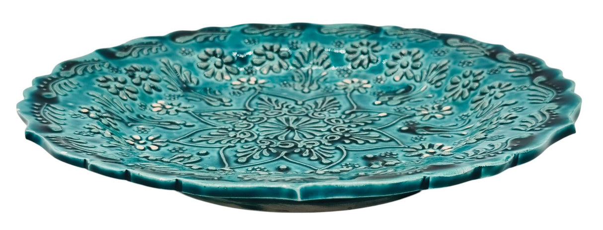 AKDC Round Handmade Plate 25cm, Multicolour Floral Design - Al Kabayel Discount CentreAKDC Round Handmade Plate 25cm, Multicolour Floral DesignPlatesAKDCAl Kabayel Discount Centre