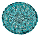 AKDC Round Handmade Plate 25cm, Multicolour Floral Design - Al Kabayel Discount CentreAKDC Round Handmade Plate 25cm, Multicolour Floral DesignPlatesAKDCAl Kabayel Discount Centre