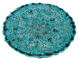 AKDC Round Handmade Plate 25cm, Multicolour Floral Design - Al Kabayel Discount CentreAKDC Round Handmade Plate 25cm, Multicolour Floral DesignPlatesAKDCAl Kabayel Discount Centre