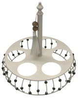 AKDC Round Metal 6 - Way Cup Holder 20cm*24cm, Ivory - Al Kabayel Discount CentreAKDC Round Metal 6 - Way Cup Holder 20cm*24cm, IvoryOrganizers & AccessoriesAKDCAl Kabayel Discount Centre