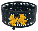 AKDC Round Metal Candle Burner 14cm*7cm, Black - Al Kabayel Discount CentreAKDC Round Metal Candle Burner 14cm*7cm, BlackHome Décor AccentsAKDCAl Kabayel Discount Centre