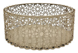AKDC Round Metal Candy Tray 20cm*9cm, Beige - Al Kabayel Discount CentreAKDC Round Metal Candy Tray 20cm*9cm, BeigeServing TraysAKDCAl Kabayel Discount Centre