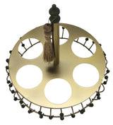 AKDC Round Metal Cup Holder 20cm*24cm, Golden - Al Kabayel Discount CentreAKDC Round Metal Cup Holder 20cm*24cm, GoldenOrganizers & AccessoriesAKDCAl Kabayel Discount Centre