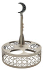 AKDC Round Metal Cup Holder(6 Cup Holding) 19cm, Beige - Al Kabayel Discount CentreAKDC Round Metal Cup Holder(6 Cup Holding) 19cm, BeigeOrganizers & AccessoriesAKDCAl Kabayel Discount Centre