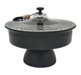 AKDC Round Metal Footed Candy Bowl with Transparent Lid 18cm*18cm, Black - Al Kabayel Discount CentreAKDC Round Metal Footed Candy Bowl with Transparent Lid 18cm*18cm, BlackBowlsAKDCAl Kabayel Discount Centre