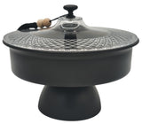 AKDC Round Metal Footed Candy Bowl with Transparent Lid 18cm*21cm, Black - Al Kabayel Discount CentreAKDC Round Metal Footed Candy Bowl with Transparent Lid 18cm*21cm, BlackBowlsAKDCAl Kabayel Discount Centre