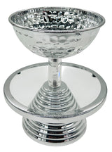 AKDC Round Metal Footed Desert Tray/Bowl 16cm*17.5, Silver - Al Kabayel Discount CentreAKDC Round Metal Footed Desert Tray/Bowl 16cm*17.5, SilverBowlsAKDCAl Kabayel Discount Centre