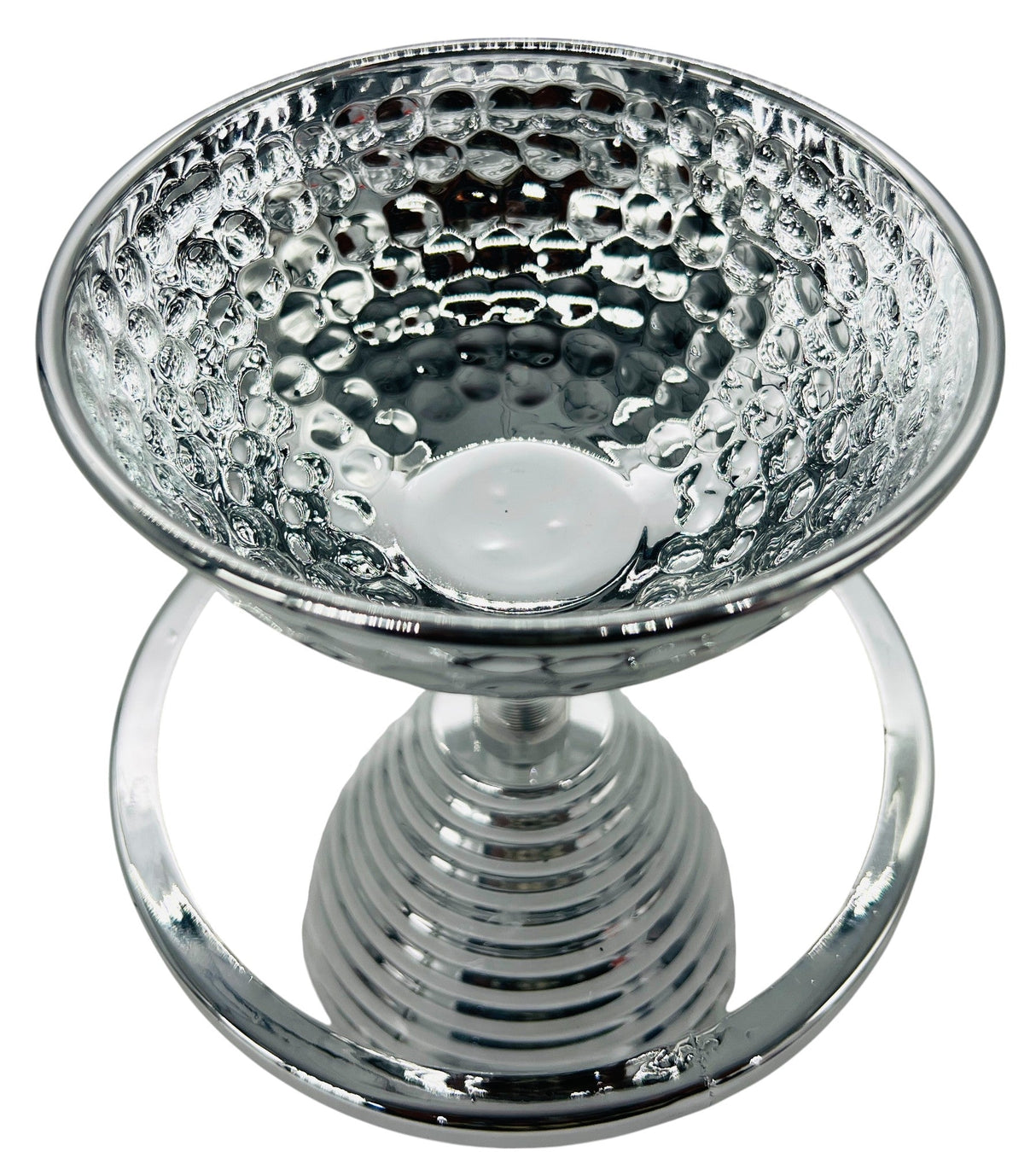 AKDC Round Metal Footed Desert Tray/Bowl 16cm*17.5, Silver - Al Kabayel Discount CentreAKDC Round Metal Footed Desert Tray/Bowl 16cm*17.5, SilverBowlsAKDCAl Kabayel Discount Centre