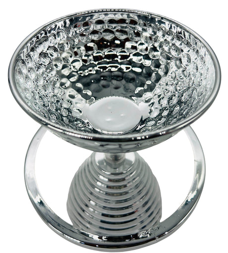 AKDC Round Metal Footed Desert Tray/Bowl 16cm*17.5, Silver - Al Kabayel Discount CentreAKDC Round Metal Footed Desert Tray/Bowl 16cm*17.5, SilverBowlsAKDCAl Kabayel Discount Centre
