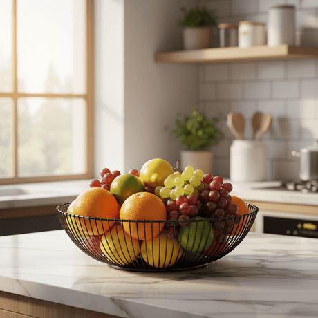 AKDC Round Metal Fruit & Vegitable Basket - 27cm - Al Kabayel Discount CentreAKDC Round Metal Fruit & Vegitable Basket - 27cmOrganizers & AccessoriesAKDCAl Kabayel Discount Centre
