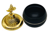 AKDC Round Metal Sugar Pot 15cm*7cm, Black/Gold - Al Kabayel Discount CentreAKDC Round Metal Sugar Pot 15cm*7cm, Black/GoldJars & Food SaversAKDCAl Kabayel Discount Centre