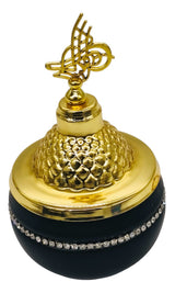 AKDC Round Metal Sugar Pot 15cm*7cm, Black/Gold - Al Kabayel Discount CentreAKDC Round Metal Sugar Pot 15cm*7cm, Black/GoldJars & Food SaversAKDCAl Kabayel Discount Centre