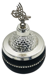 AKDC Round Metal Sugar Pot 15cm*7cm, Black/Silver - Al Kabayel Discount CentreAKDC Round Metal Sugar Pot 15cm*7cm, Black/SilverJars & Food SaversAKDCAl Kabayel Discount Centre